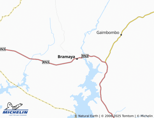 MICHELIN Bramaya map - ViaMichelin