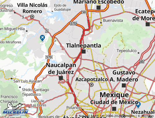 Mappa MICHELIN Fraccionamiento Las Rosas - ViaMichelin