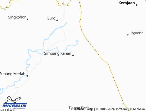 Mappa MICHELIN Simpang Kanan - ViaMichelin