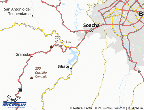 MICHELIN La Unión map - ViaMichelin