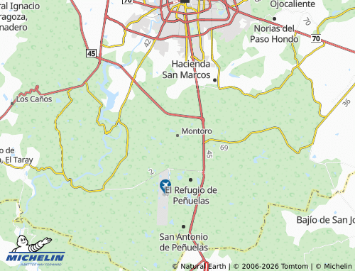 Mappa MICHELIN Montoro - ViaMichelin