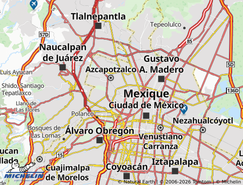 Mapa MICHELIN Nueva Santa María - ViaMichelin