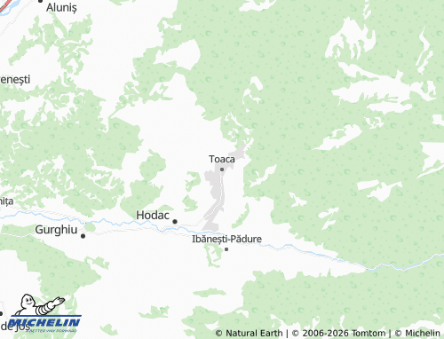 Mappa MICHELIN Toaca - ViaMichelin