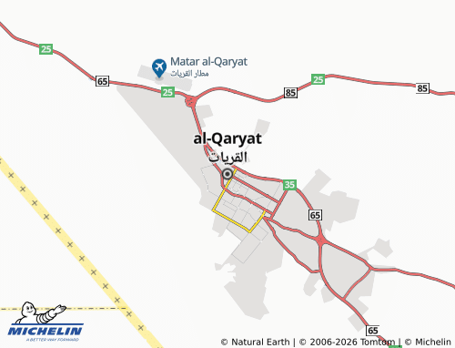 MICHELIN-Landkarte al-Qaryat - ViaMichelin