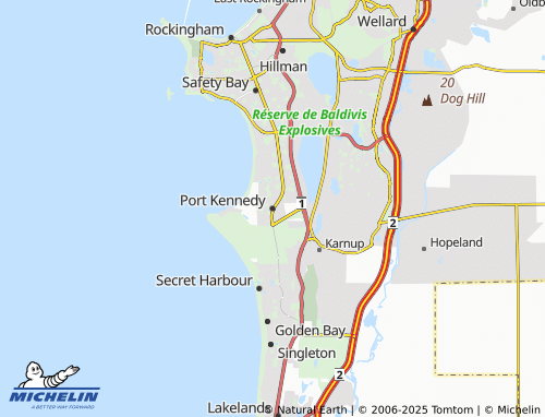 MICHELIN Port Kennedy map - ViaMichelin