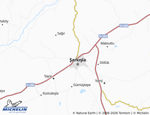 MICHELIN Damlaca map - ViaMichelin