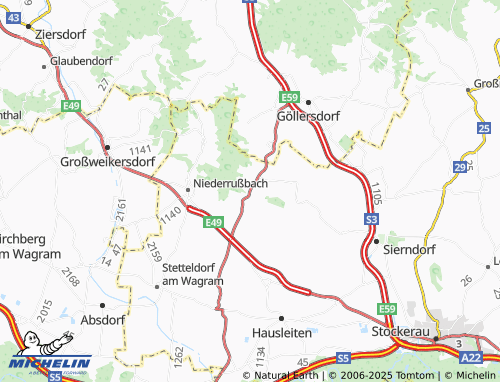 MICHELIN Stranzendorf map - ViaMichelin