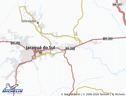 Mappa MICHELIN Guaramirim - ViaMichelin