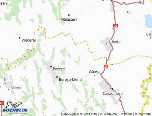 Mappa MICHELIN Puricani - ViaMichelin