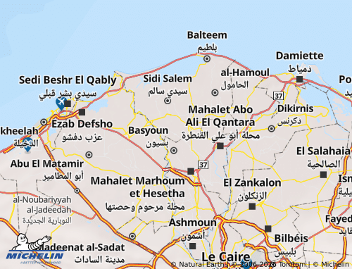Mapa MICHELIN Qallin - ViaMichelin