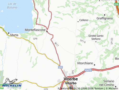 Mapa MICHELIN Ombrone - ViaMichelin