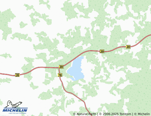 MICHELIN Korentokylä map - ViaMichelin