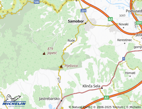 MICHELIN Kotari map - ViaMichelin
