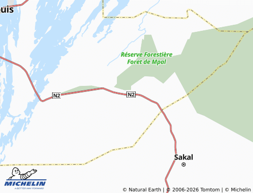 Carte MICHELIN Mpaye - ViaMichelin