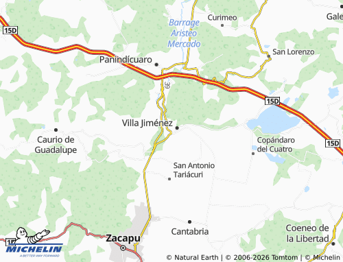 Mapa MICHELIN Centro - ViaMichelin