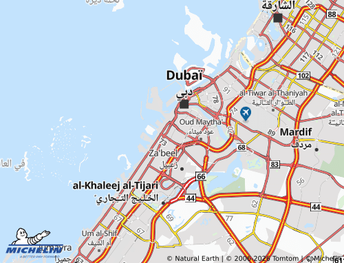 MICHELIN Al Hudaiba map - ViaMichelin