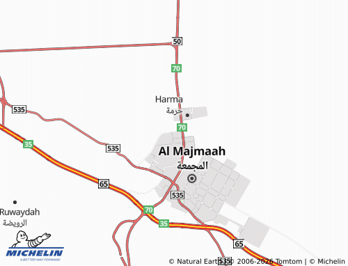 MICHELIN-Landkarte al-Rawdah - ViaMichelin
