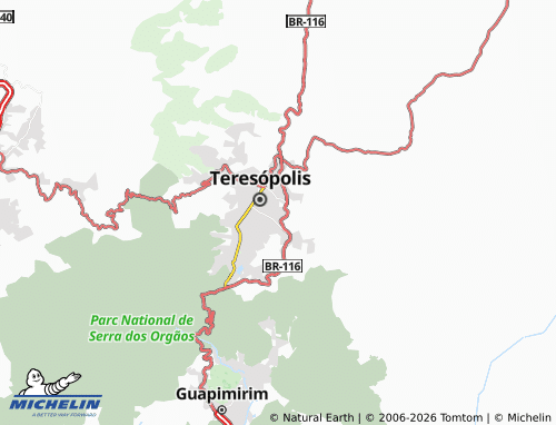 MICHELIN-Landkarte Tijuca - ViaMichelin