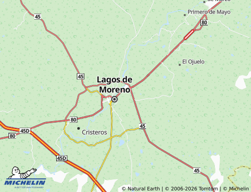 MICHELIN Valle Real Rinconada map - ViaMichelin