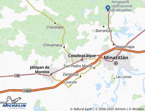 MICHELIN 5 de Mayo map - ViaMichelin