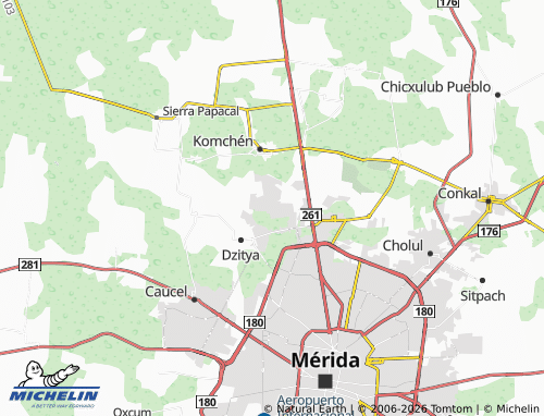 Mapa MICHELIN Las Américas - ViaMichelin