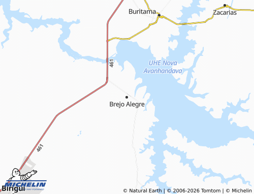 Mapa MICHELIN Brejo Alegre - ViaMichelin