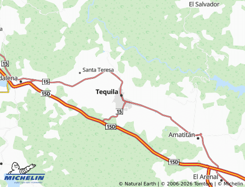 MICHELIN Obrera 2 map - ViaMichelin