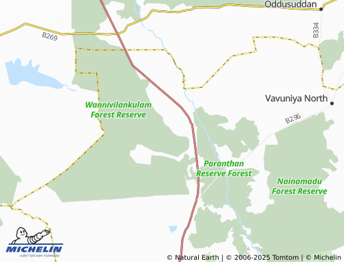 MICHELIN Kanagarayankulam South map - ViaMichelin
