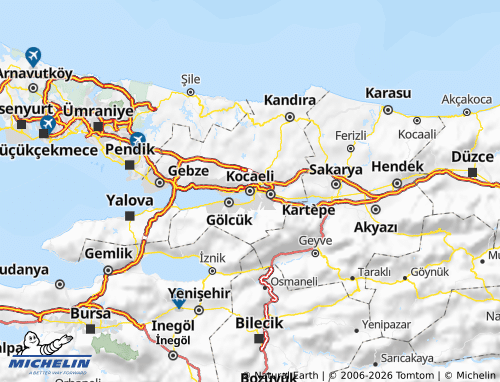 Mappa MICHELIN Kocaeli - ViaMichelin