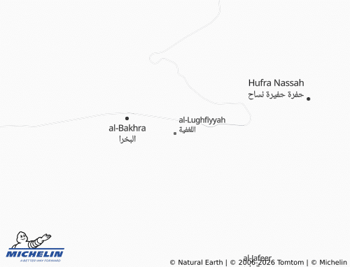 Kaart MICHELIN al-Lughfiyyah - ViaMichelin