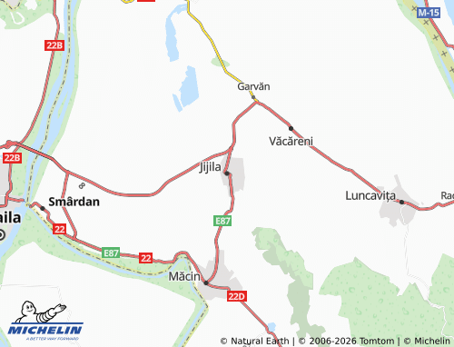 Mapa MICHELIN Jijila - ViaMichelin