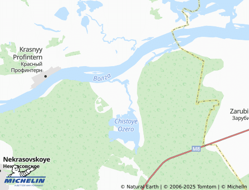 MICHELIN Chernaya Zavod' map - ViaMichelin