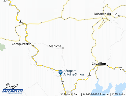 MICHELIN-Landkarte Maniche - ViaMichelin