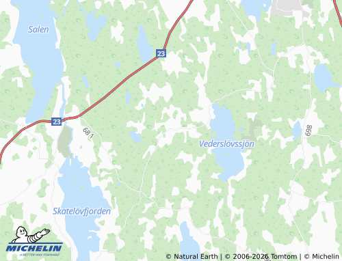 Carte MICHELIN Odenslanda - ViaMichelin