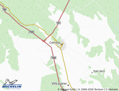 Mappa MICHELIN de Santa Cruz - ViaMichelin