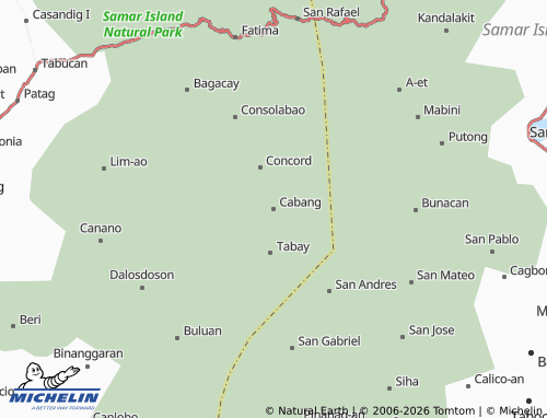 MICHELIN Cabang map - ViaMichelin