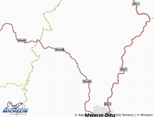 MICHELIN-Landkarte Tshipoko - ViaMichelin