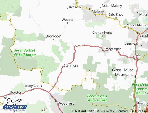 MICHELIN Cedarton map - ViaMichelin