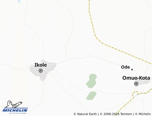 Mappa MICHELIN Odo-Igbira - ViaMichelin