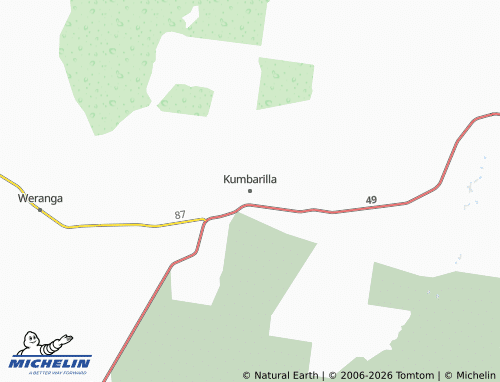MICHELIN Kumbarilla map - ViaMichelin