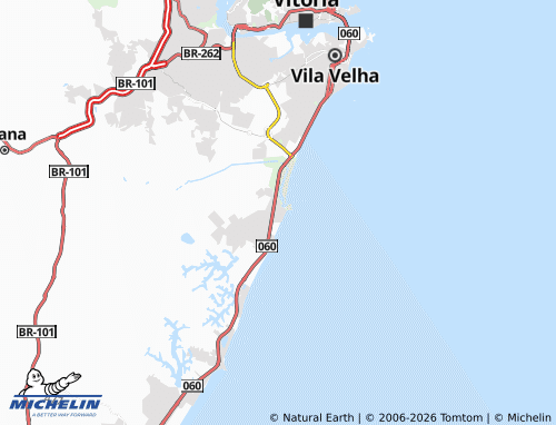 Mapa MICHELIN Barra do Jucu - ViaMichelin