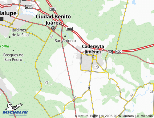 Mappa MICHELIN Valle de Los Encinos - ViaMichelin