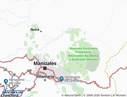 Mapa MICHELIN El Hoyo - ViaMichelin