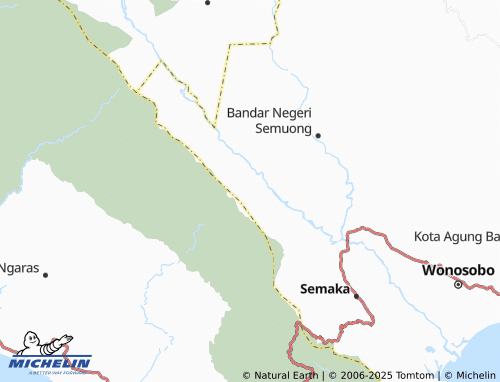 MICHELIN Karang Agung map - ViaMichelin
