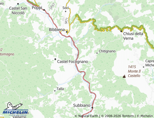 MICHELIN Rassina map - ViaMichelin