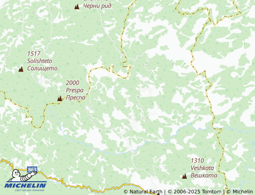 MICHELIN-Landkarte Glogino - ViaMichelin