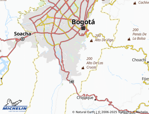 MICHELIN El Paraíso San Cristóbal map - ViaMichelin