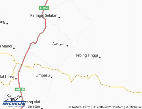 MICHELIN Muara Jaya map - ViaMichelin