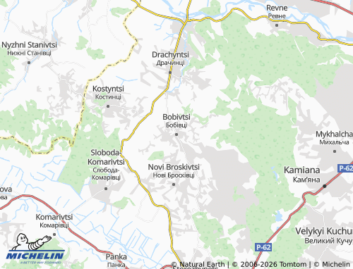 Mappa MICHELIN Bobivtsi - ViaMichelin
