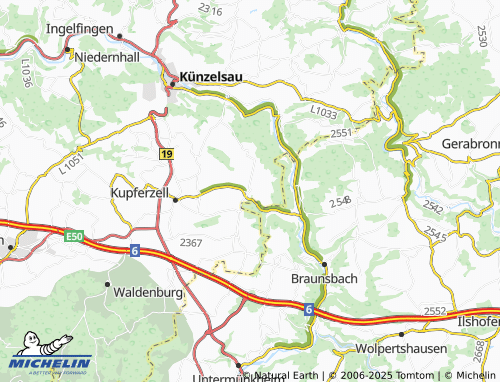 MICHELIN-Landkarte Rüblingen - ViaMichelin